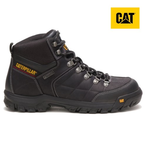 CAT Threshold Waterproof Men's Work Boots Black (AU G-496) Australia